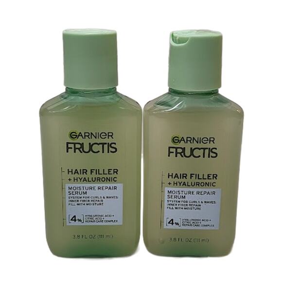 Garnier Fructis Hair Filler Hyaluronic Acid Moisture Repair Serum - X2 - Picture 1 of 7